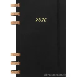 Moleskine 12 mesi - Agenda spiralata settimanale e mensile Weekly & Monthly Planner nero - Large copertina morbida 2026