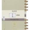 Moleskine 12 mesi - Agenda spiralata Life Planner kiwi - Extra Large compertina rigida 2024