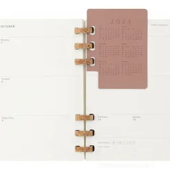 Moleskine 12 mesi - Agenda spiralata settimanale e mensile Academic Monthly Planner nera - Large copertina morbida 2024-2025