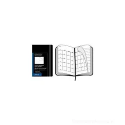 Moleskine 12 mesi - Monthly Notebook - Pocket - Copertina morbida nera 2012 Dimensioni 9 x 14 cm