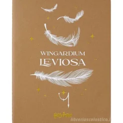 Moleskine - Quaderno Cahier Journal Limited Edition Incantesimi Harry Potter Wingardium Leviosa a righe - Extra Large copertina rigida