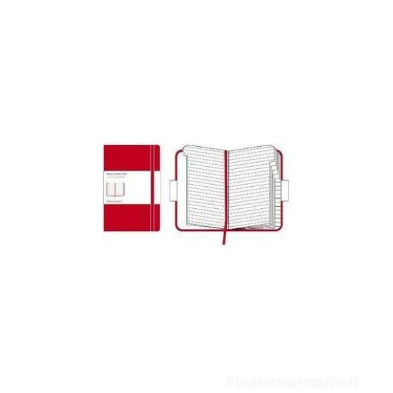 Moleskine.Rubrica rossa - Large