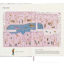 Moleskine - Scatola da collezione Taccuino Limited Edition Sakura a righe - Large copertina rigida