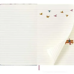Moleskine - Scatola da collezione Taccuino Limited Edition Sakura a righe - Large copertina rigida