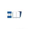 Moleskine. Set 2 taccuini Volant a pagine bianche copertina blu