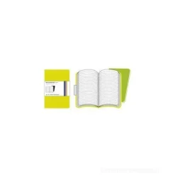 Moleskine. Set 2 taccuini Volant a righe copertina verde
