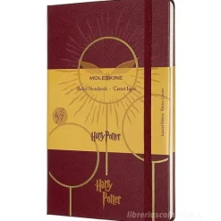 Moleskine - Taccuino a righe Harry Potter bordeaux - Large copertina rigida
