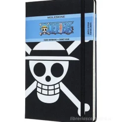 Moleskine - Taccuino a righe One Piece nero - Large copertina rigida