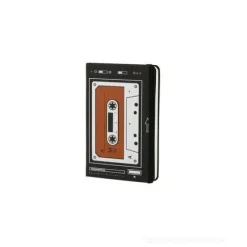 Moleskine taccuino a righe pocket. Audio Cassette rosso. Limited edition.