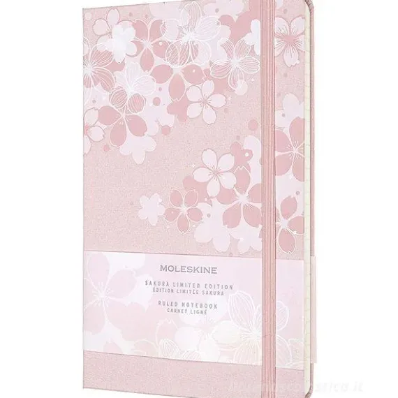 Moleskine - Taccuino a righe Sakura - Large copertina rigida
