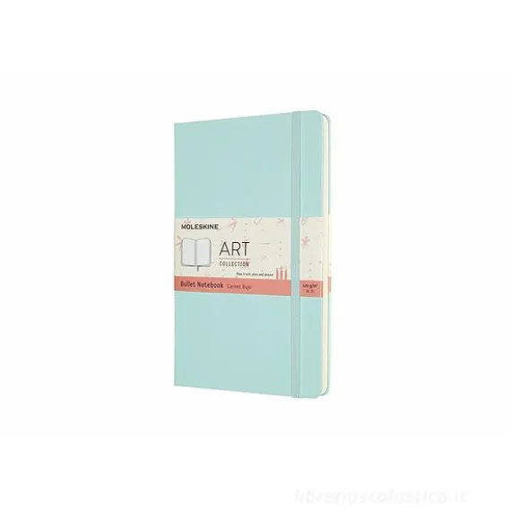 Moleskine - Taccuino Art Bullet acquamarina - Large copertina rigida