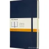 Moleskine - Taccuino Classic a righe blu zaffiro - Large copertina rigida