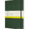 Moleskine - Taccuino Classic a quadri verde - Extra Large copertina rigida