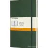 Moleskine - Taccuino Classic a righe verde - Large copertina rigida