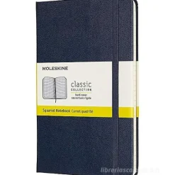Moleskine - Taccuino Classic a quadri blu - Medium copertina rigida
