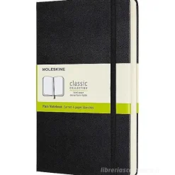 Moleskine - Taccuino Classic pagine bianche nero - Large copertina rigida