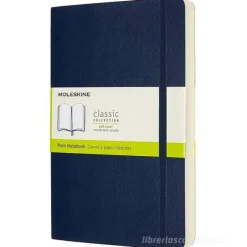 Moleskine - Taccuino Classic pagine bianche blu zaffiro - Large copertina morbida