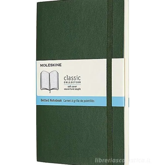 Moleskine - Taccuino Classic pagine a puntini verde - Large copertina morbida