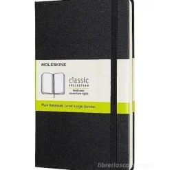 Moleskine - Taccuino Classic pagine bianche nero - Medium copertina rigida