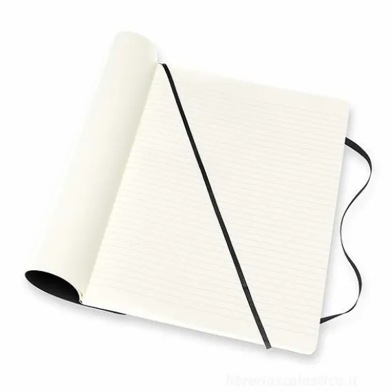 Moleskine - Taccuino Classic pagine bianche e a righe nero - Extra Large copertina morbida