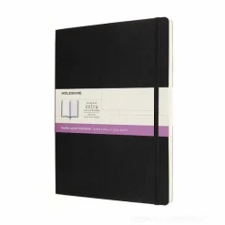 Moleskine - Taccuino Classic pagine bianche e a righe nero - Extra Large copertina morbida