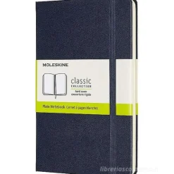 Moleskine - Taccuino Classic pagine bianche blu - Medium copertina rigida