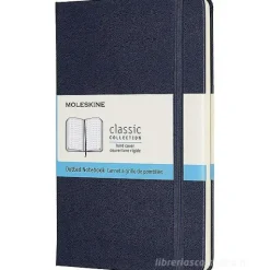 Moleskine - Taccuino Classic pagine a puntini blu - Medium copertina rigida