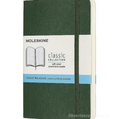 Moleskine - Taccuino Classic pagine a puntini verde - Pocket copertina morbida
