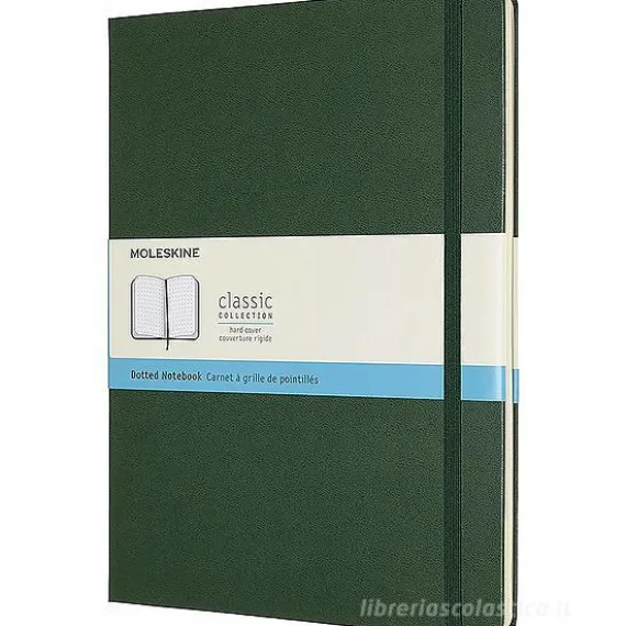 Moleskine - Taccuino Classic pagine a puntini verde - Extra Large copertina rigida