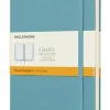 Moleskine taccuino con copertina rigida a righe large blu reef