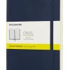 Moleskine taccuino con copertina morbida a quadretti large blu zaffiro