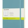 Moleskine taccuino con copertina morbida a pagine bianche large blu reef