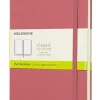 Moleskine taccuino con copertina rigida a righe large rosa