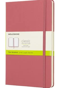 Moleskine taccuino con copertina rigida a righe large rosa