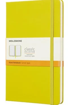 Moleskine taccuino con copertina rigida a righe large giallo