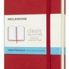 Moleskine taccuino con copertina rigida a puntini pocket rosso