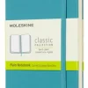Moleskine taccuino con copertina rigida a pagine bianche pocket blu reef