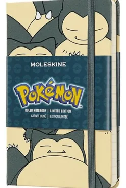 Moleskine taccuino con copertina rigida a righe pocket. Pokémon Snorlax. Limited edition