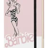 Moleskine taccuino con copertina rigida a pagine bianche. Barbie costume da bagno. Limited edition.