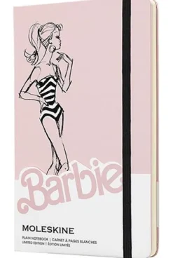 Moleskine taccuino con copertina rigida a pagine bianche. Barbie costume da bagno. Limited edition.