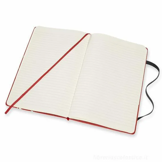 Moleskine - Taccuino Hello Kitty a righe rosso - Large copertina rigida