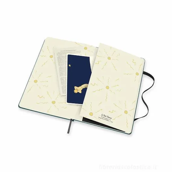 Moleskine - Taccuino Il Piccolo Principe a righe blu - Large copertina rigida