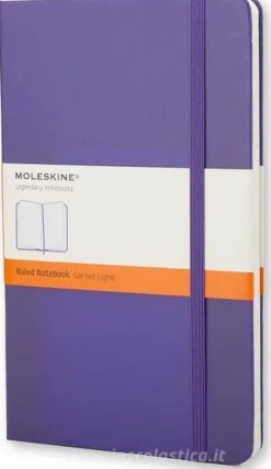 Moleskine taccuino large a righe copertina rigida viola