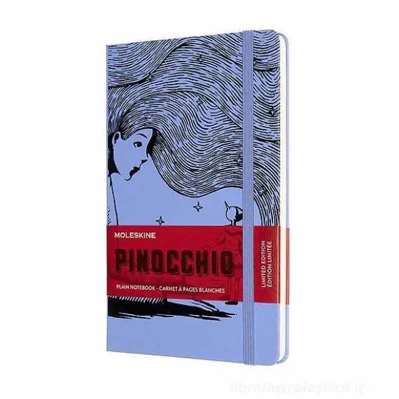 Moleskine - Taccuino Pinocchio pagine bianche The Fairy - Large copertina rigida