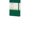 Moleskine taccuino pocket pagine bianche copertina rigida verde