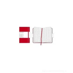 Moleskine. Taccuino rosso a quadretti