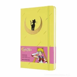 Moleskine - Taccuino Sailor Moon pagine bianche Luna Cat - Large copertina rigida
