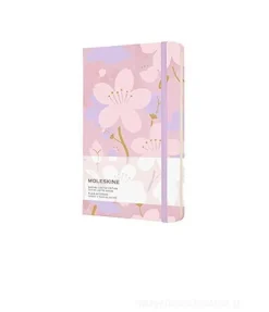 Moleskine - Taccuino Sakura pagine bianche - Large copertina rigida