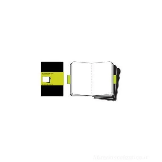 Moleskine XL. Set 3 quaderni a pagine bianche