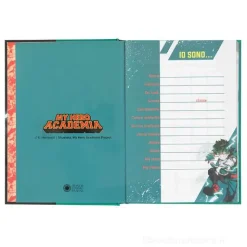My Hero Academia. Diario 12 mesi non datato. Black